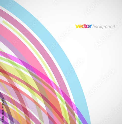Abstract colorful background with circles.