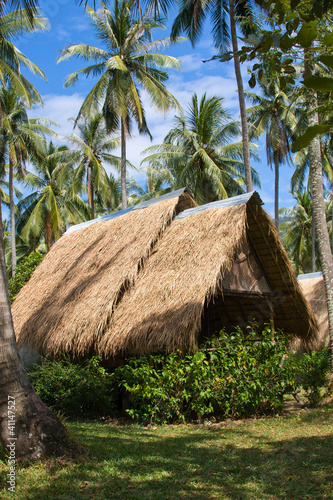 Tropical beach house on the island Koh Chang  Thailand