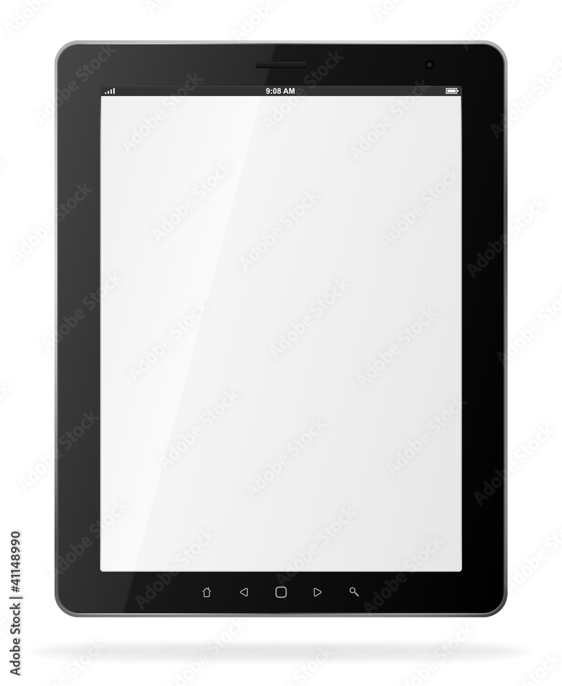 Vector tablet computer Vector tablet computer