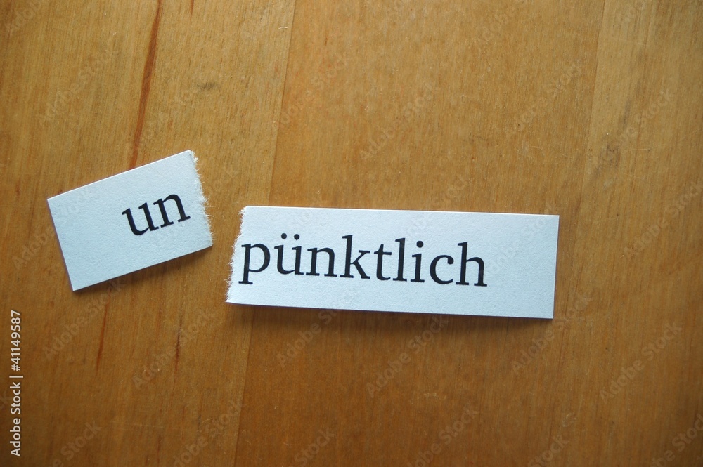 un-pünktlich