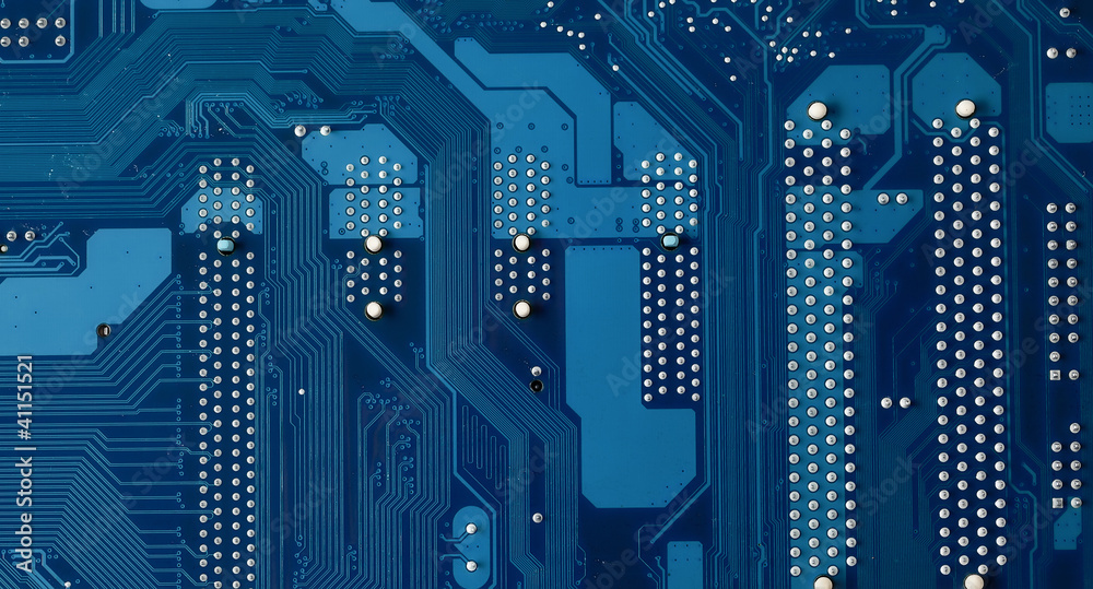 blue motherboard Stock Photo | Adobe Stock