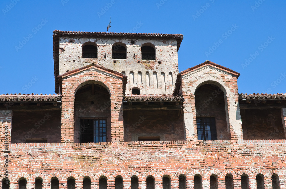 Castle of Roccabianca. Emilia-Romagna. Italy.