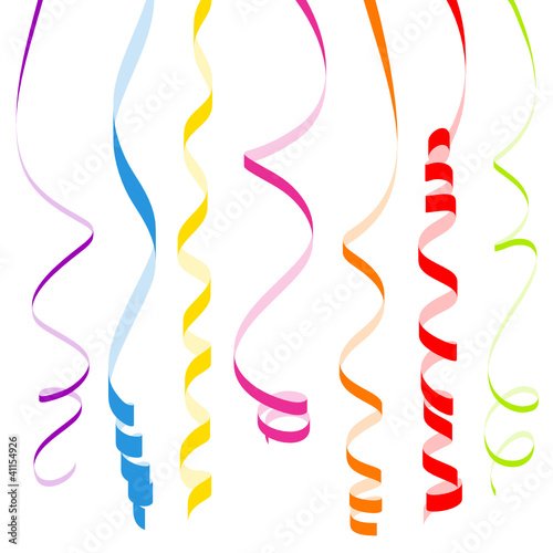 7 Colored Paper Streamer