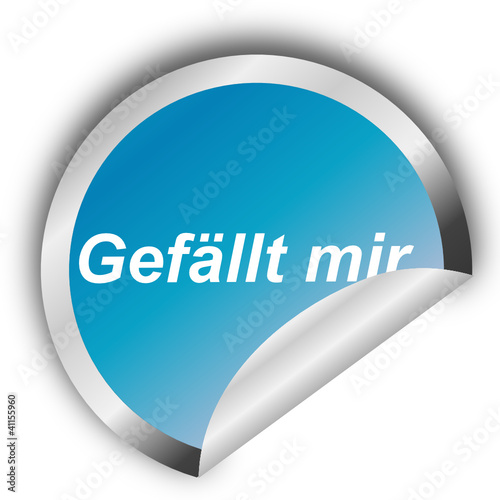 Gefällt Mir- Sticker
