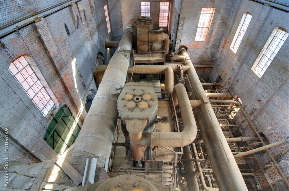 Antique Machinery in a Mill