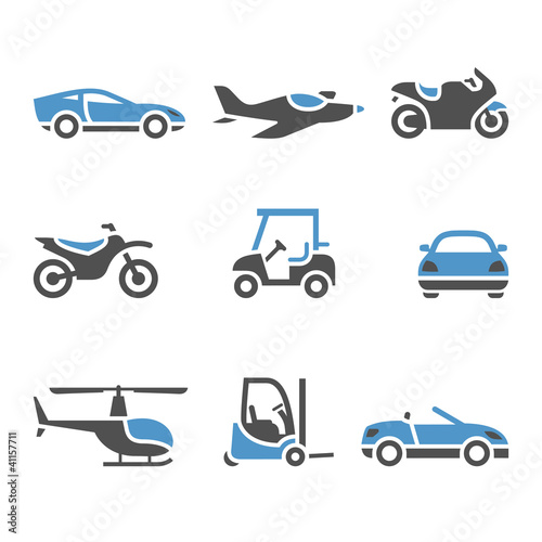 Transport Icons - A set of four