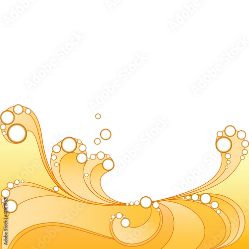 Decorative wave background