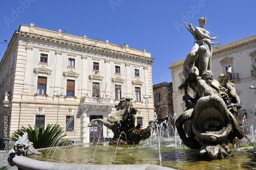 Italy. Siracusa piazza Archimede