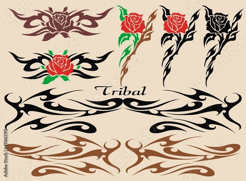 tribal flower