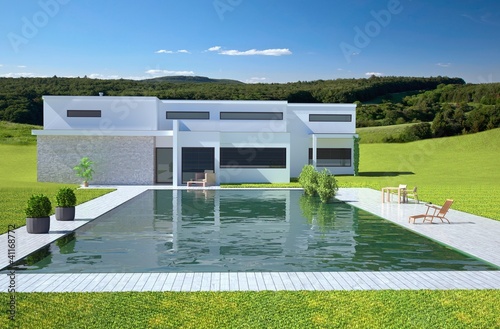 Villa and Pool in the Country