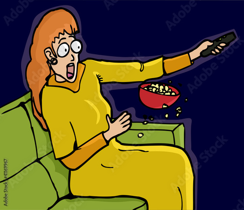 Scared Watching TV