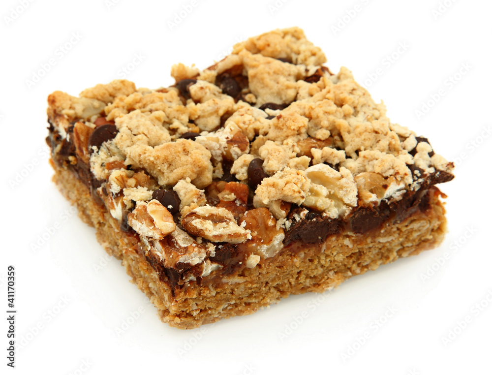 Caramelita Bar Isolated On White Caramelita Bar Isolated On White