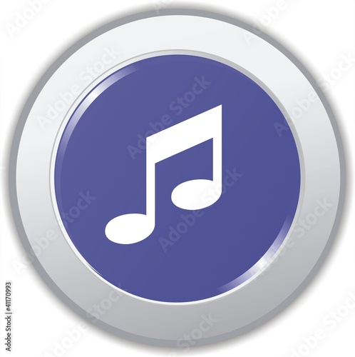 bouton note de musique