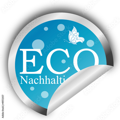 Erneuerbare Energien- Sticker Blau/Weiß