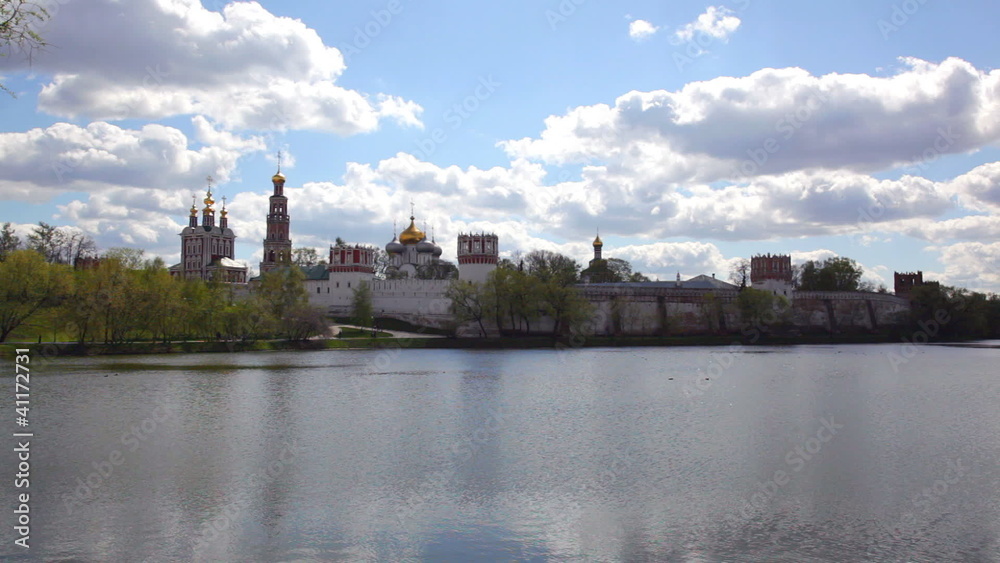 Novodevichy Convent in Moscow , Russia. Novodevichy Convent in Moscow , Russia.