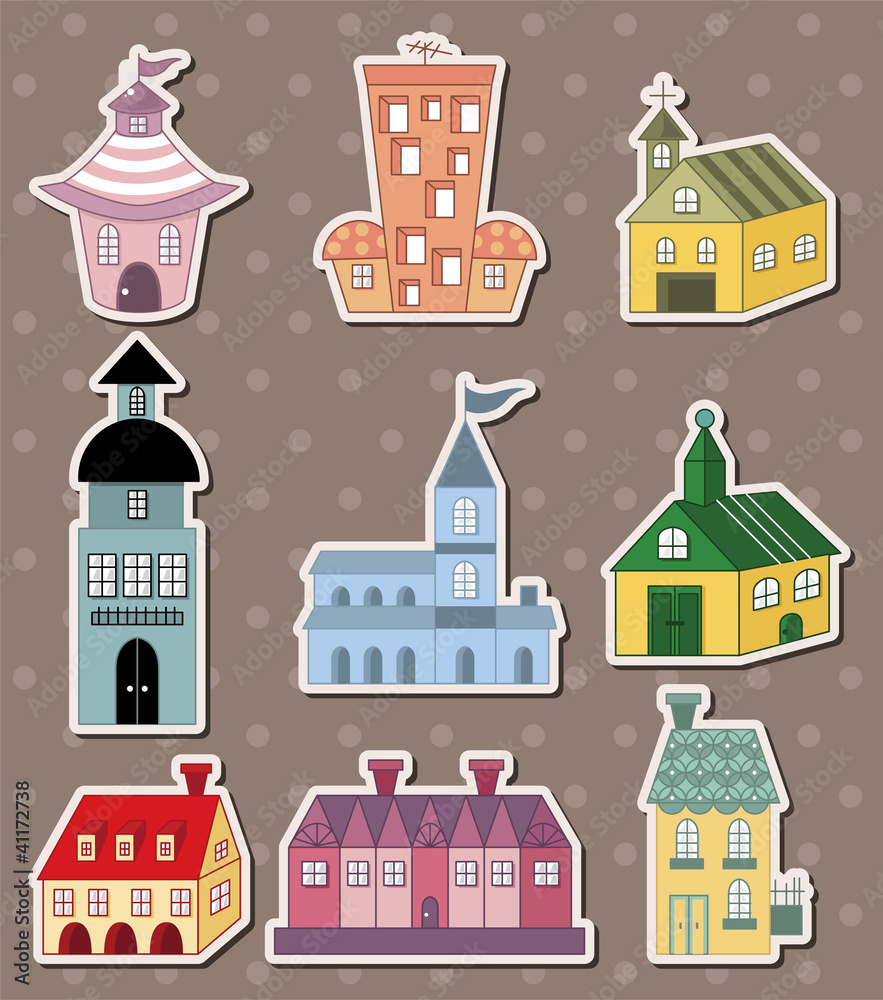 house stickers