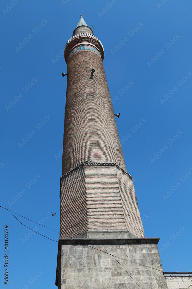 Minaret of Camikebir (Grand Mosque), Kayseri.