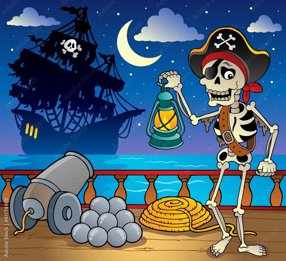 Pirate ship deck theme 7
