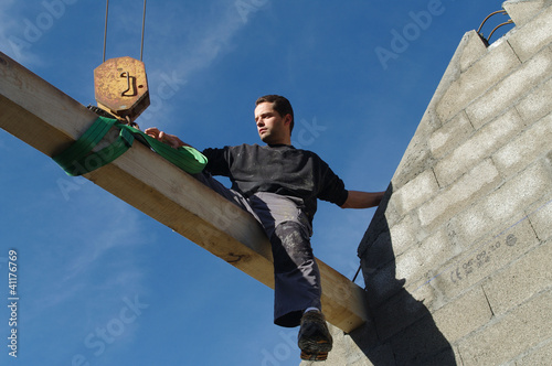 chapentier au travail