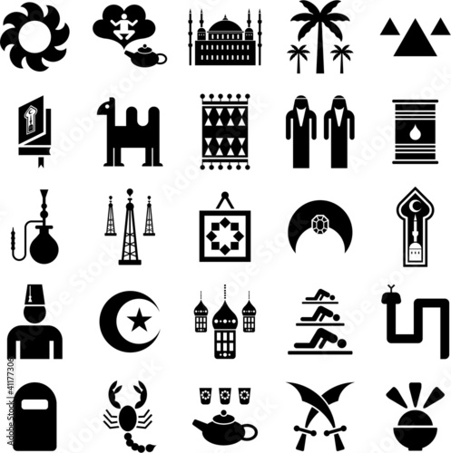 Arab countries icons