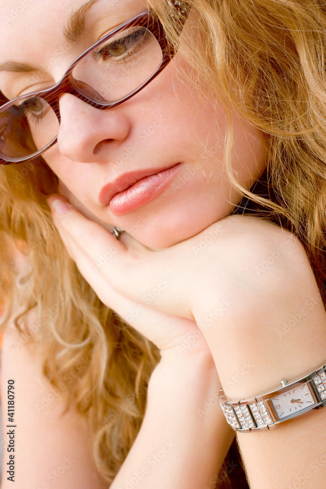 Close-up of young beautiful healthy woman Close-up of young beautiful healthy woman