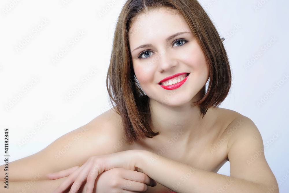 portrait bright beautiful girl portrait bright beautiful girl