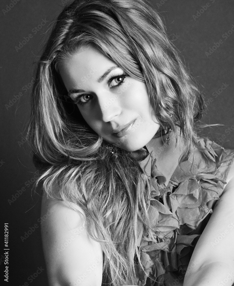 bright portrait of the beautiful girl with long hair bright portrait of the beautiful girl with long hair