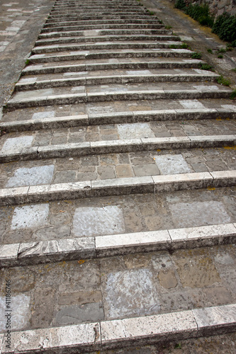 Steps in the city center of Perugia