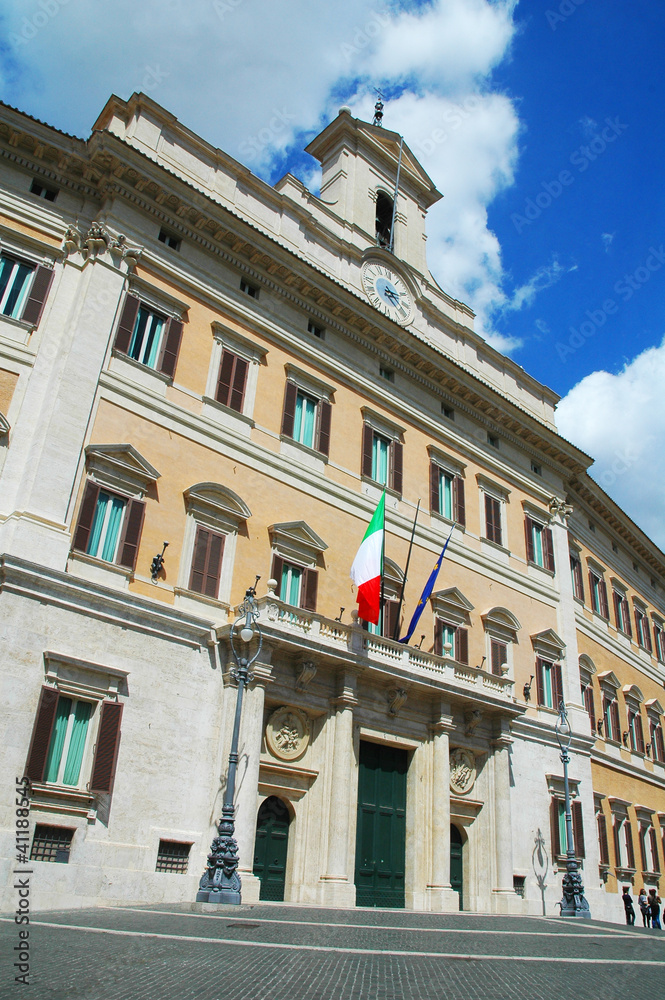 Palazzo Montacitorio: Camera dei Deputati, Roma, Italia