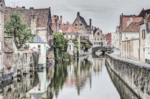 Obraz na płótnie brugge w salonie