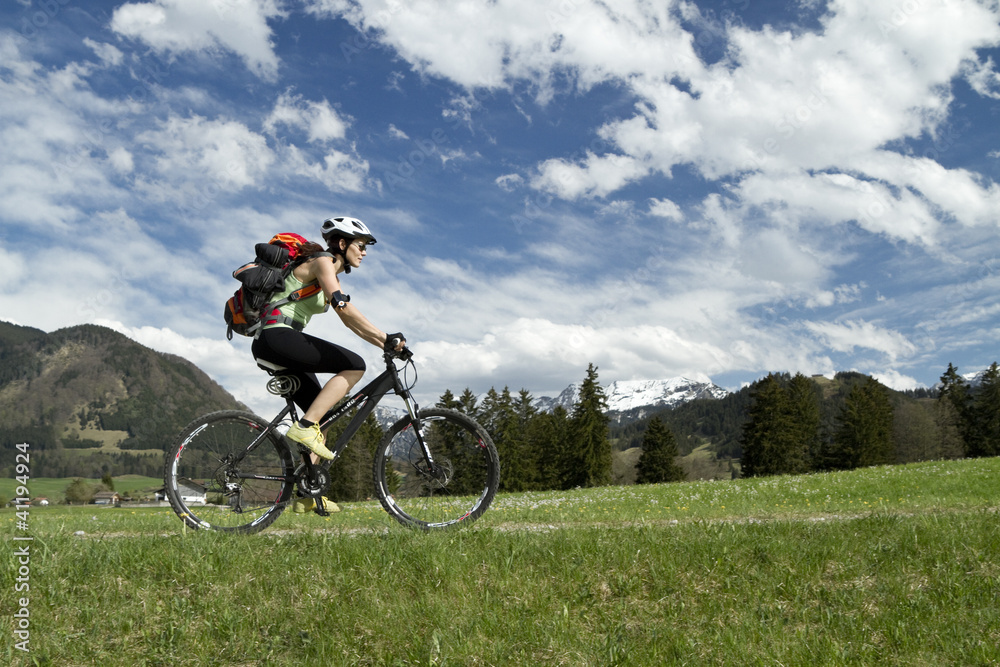 Radtour im Gebirge