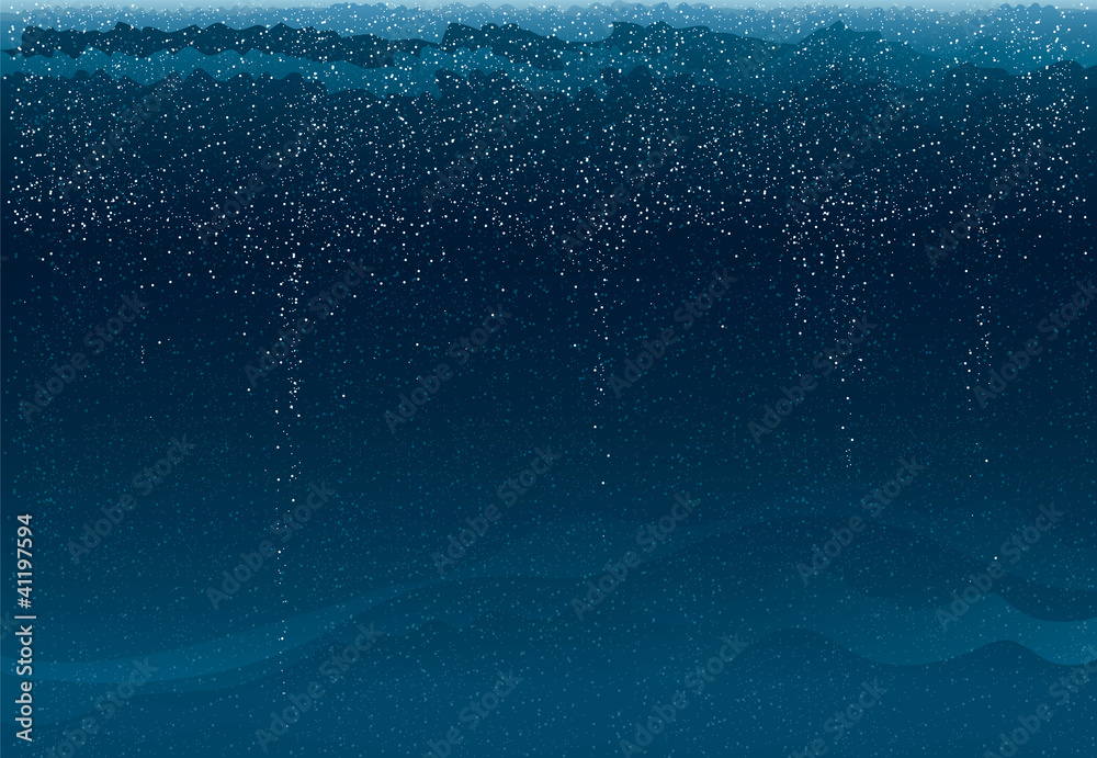 Blue sea / Underwater scene