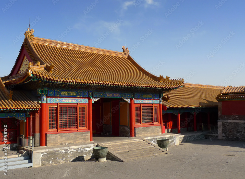 A court entrance in the Forbidden City, Beijing, China A court entrance in the Forbidden City, Beijing, China