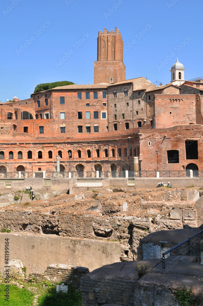 Trajan's Market in Rome, Italy