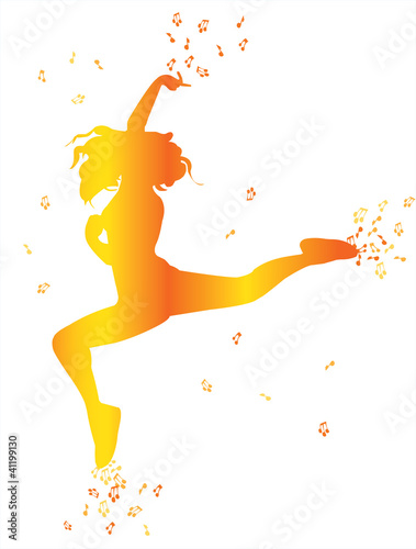 Airy dancing girl