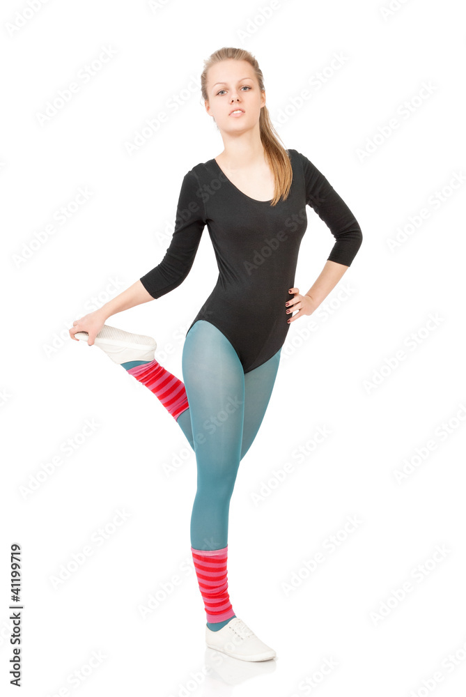 Sport and health care. Weight loss fitness woman. Sport and health care. Weight loss fitness woman.