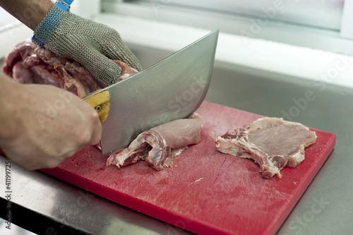 cortando chuletas
