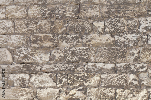 Steinmauer aus Kalkstein