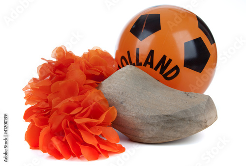 Football madness of Holland photo