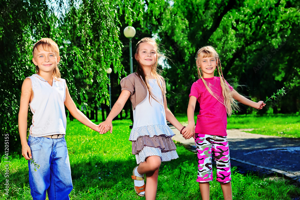 Fototapeta premium three friends