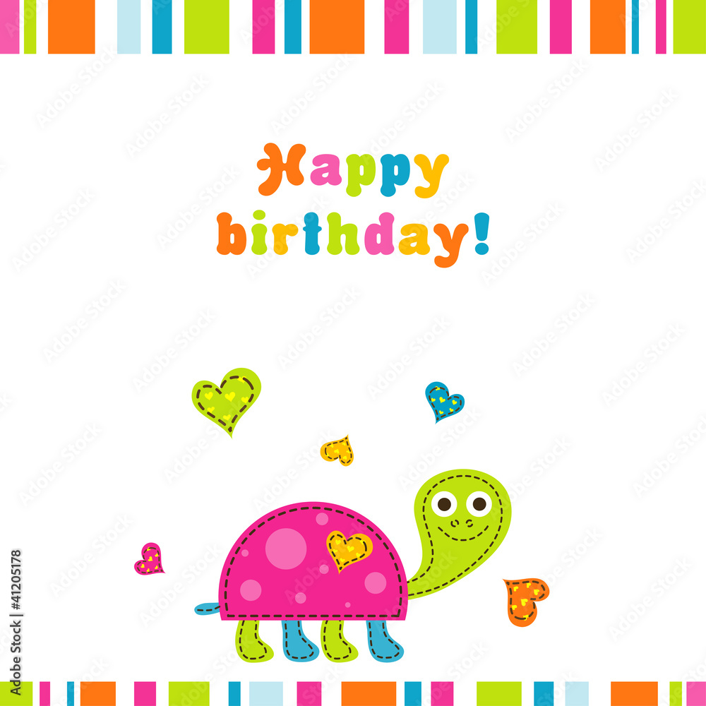 Template greeting card, vector