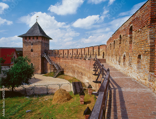 The Lutsk (or Lubart’s) Castle in Lutsk, Ukraine photo