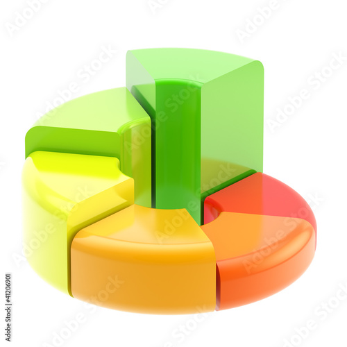 Diagram made of six segments