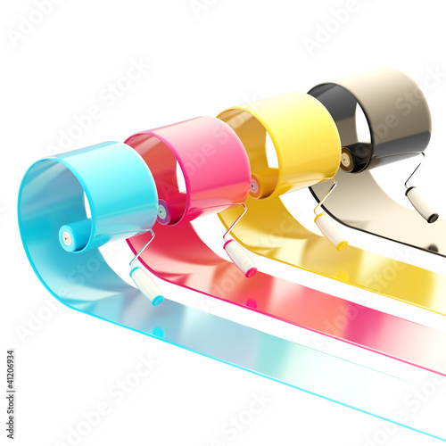 Glossy paint rollers with s...