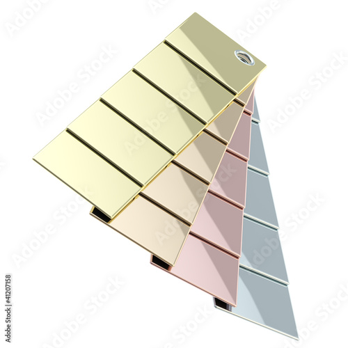Metallic palette plates iso...