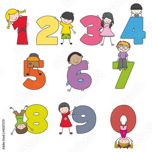 Numeros divertidos con niños