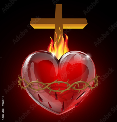 Illustration of the Sacred Heart