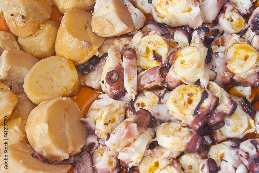 Pulpo con patatas Pulpo con patatas