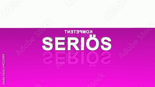 Text Rotation - Unabhängig Seriös Persönlich Kompetent - Pink2