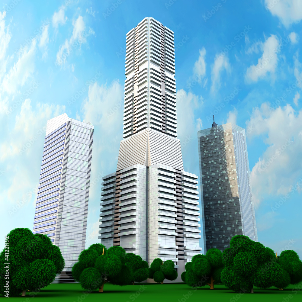 Obraz premium Urbane Bebauung